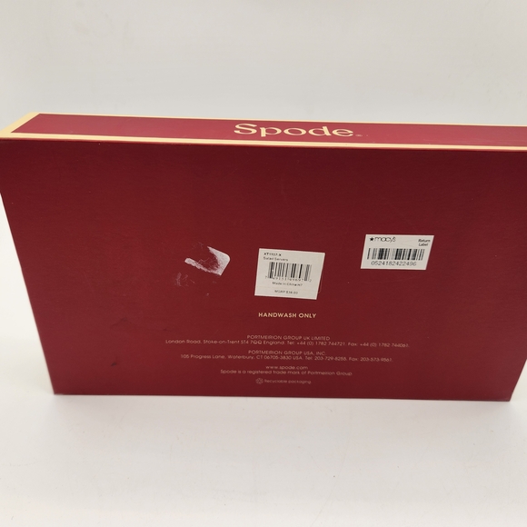 Spode Christmas Tree Salad Servers New In Box Great Hostess Gift - Picture 6 of 6